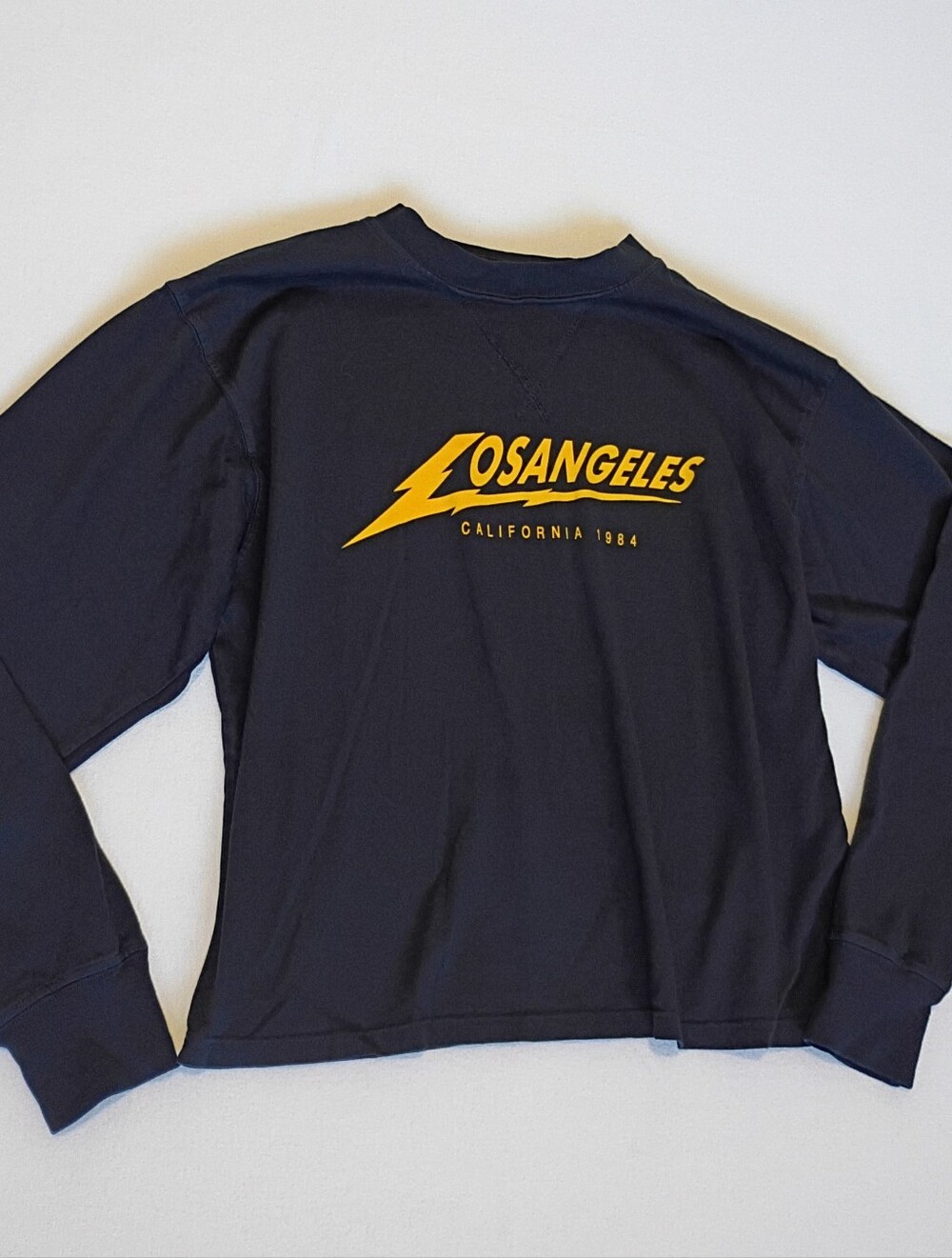 Los Angeles J. Galt Long Sleeve Tee -black Size One Size (See Measurements)